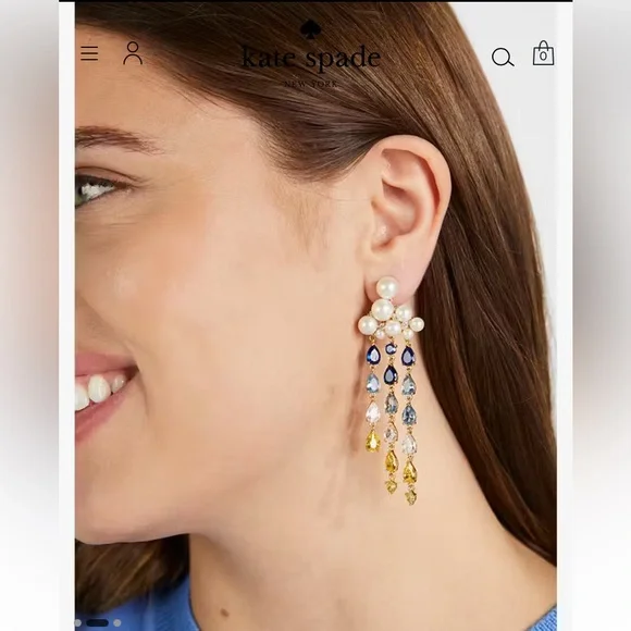 Kate Spade| NWOT Rain or Shine Earrings - Picture 2 of 4